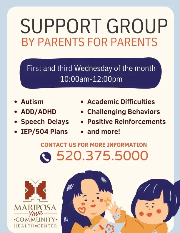 Support Group By Parents For Parents English & Spanish