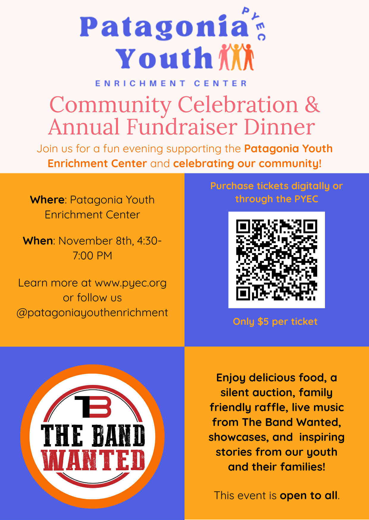 PYEC Flyer - 2025 November Fundraiser